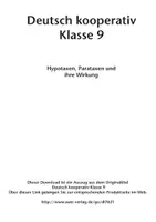 Vorschau - Arbeitsblätter - Hypotaxen, Parataxen und ihre Wirkung - kooperativ - Deutsch kooperativ - 9. Klasse - Seite 1