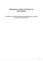 Vorschau - Stundenentwürfe - Schulleiteraufgabe im Rahmen des Referendariats - Deckblatt