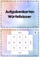 Vorschau - Stationenlernen - Würfelhäuser - Seite 1