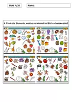 Vorschau - Arbeitsblätter - 80 Bildaufgaben - Wimmelbild, Zählen, Orientieren Bonus - Seite 3