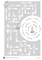Vorschau - Arbeitsblätter - Stufe 8c: ZE-ZE Kreuzzahlrätsel mit Rechenschnecke (± Lehrgang Zahlenraum 100, Stufe 8/8) - Seite 1