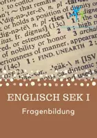 Vorschau - Arbeitsblätter - Die englische Fragebildung Merkblatt Aufgaben Lösung - Deckblatt