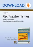 Vorschau - Stundenentwürfe - Rechtsextremismus - Was ist Extremismus? Erscheinungsformen und Hintergründe - Deckblatt