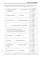 Vorschau - Stundenentwürfe - Wortarten: Präpositionen und Wechselpräpositionen - Arbeitsblätter zu grammatischen Grundlagen - Seite 3