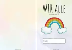 Vorschau - Arbeitsblätter - Begleitmaterial Das kleine Wir - Wir Alle - Faltheft, Zusammenhalt, Vorurteile, Bedürfnisse, Gefühle,.. - Seite 1