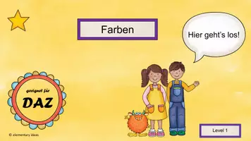 Vorschau - Interaktives Material - Wortschatz / DAZ Lesen: Farben, interaktive PDF - Seite 2