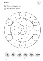 Vorschau - Stundenentwürfe - 2 Rechenmandalas zum kleinen 1x1: Die 4er-Reihe - Zahlen multiplizieren - Seite 2