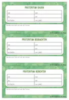 Vorschau - Arbeitsblätter - Verbkarten zu Zeitformen: regelmäßige Verben Präteritum - Seite 2