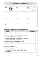 Vorschau - Stundenentwürfe - Lernwörter mit K/k und L/l richtig schreiben - Trainingseinheit zum systematischen Üben der häufi gsten Lernwörter - Sonderpädagogische Förderung - Seite 2