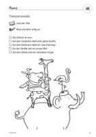 Vorschau - Stundenentwürfe - Lesemalblätter: Textebene 1 - Motivierende Aufgaben zum sinnerfassenden Lesen auf der Textebene - Seite 3