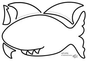 Vorschau - Mal- und Bastelvorlagen - Fische Wasser Meer Seesterne Bastelvorlage Fensterbild - Seite 3