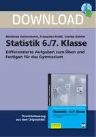 Vorschau - Stundenentwürfe - Statistik 6./7. Klasse - Differenzierte Aufgaben zum Üben und Festigen für das Gymnasium - Deckblatt