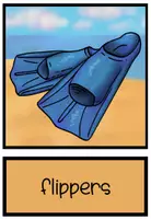 Vorschau - Stationenlernen - Summer/Beach Flash Cards - Seite 3