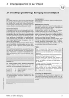 Vorschau - Arbeitsblätter - Bewegungsarten in der Physik - Geradlinige Bewegung und Schwingung - Seite 3