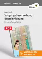 Vorschau - Unterrichtsreihen - Vorgangsbeschreibung: Bastelanleitung - Deckblatt