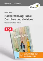 Vorschau - Unterrichtsreihen - Nacherzählung: Fabel Der Löwe und die Maus - Deckblatt