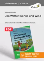 Vorschau - Unterrichtsreihen - Das Wetter: Sonne und Wind - Deckblatt