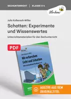 Vorschau - Unterrichtsreihen - Schatten: Experimente und Wissenswertes - Deckblatt