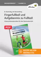Vorschau - Unterrichtsreihen - Fingerfußball und Aufgabenmix zu Fußball - Seite 1