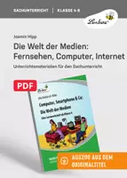 Vorschau - Unterrichtsreihen - Die Welt der Medien: Fernsehen, Computer, Internet - Deckblatt