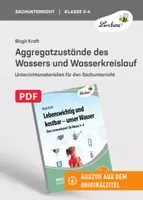 Vorschau - Unterrichtsreihen - Aggregatzustände des Wassers und Wasserkreislauf - Deckblatt
