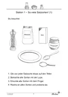 Vorschau - Unterrichtsreihen - Experimente: Salz - Niveau 1 - Seite 3