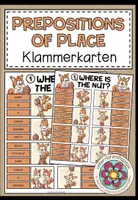Vorschau - Fördermaterial/Inklusion - PREPOSITIONS OF PLACE - Klammerkarten (2-fach differenziert) - Deckblatt