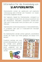 Vorschau - Fördermaterial/Inklusion - PREPOSITIONS OF PLACE - Klammerkarten (2-fach differenziert) - Seite 1