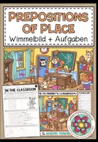 Vorschau - Arbeitsblätter - PREPOSITIONS OF PLACE - Materialpaket - Seite 1