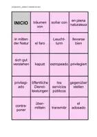 Vorschau - Spiele - Domino zur Unidad 3 von "Con gusto" - Maneras de vivir (Vokabeltraining) - Deckblatt