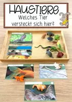 Vorschau - Anderer Materialtyp - Haustiere - Wer bin ich? - Deckblatt