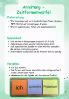Vorschau - Spiele - Mit Zeitformenwürfeln spielend die Zeitformen (Tempus) lernen - Seite 2