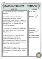 Vorschau - Arbeitsblätter - Kakteenlandschaft - Anleitung, Beispielbilder & Kopiervorlagen - Seite 1