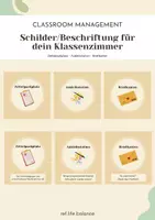 Vorschau - Poster - Beschriftung für dein Klassenzimmer - Deckblatt