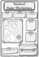 Vorschau - Unterrichtsreihen - Steckbrief alle Bundesländer Erdkunde Klasse 1, 2, 3, 4 - Seite 3