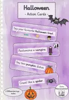 Vorschau - Spiele - Halloween - Action Cards- Englischunterricht - Deckblatt