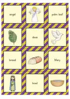 Vorschau - Spiele - Holy Week / Easter Matching Pairs Game (Englisch) - Seite 1