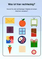 Vorschau - Arbeitsblätter - Arbeitsblätter Formen Klasse 1-3 | Formen erkennen und malen - Seite 3