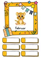 Vorschau - Poster - Leopard Geburtstagskalender für die Leopardenklasse - Seite 2