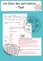 Vorschau - Test - Die Zelle: Bau und Funktion - Test - Deckblatt