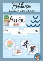 Vorschau - Poster - Bildkarten Buchstabeneinführung Lautbild Äu - Deckblatt