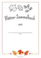 Vorschau - Arbeitsblätter - Herbst, Herbstbuch, Blätter-Sammelbuch - Seite 1