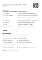 Vorschau - Arbeitsblätter - Die typische nordamerikanische Stadt (Infotext und Übungen) - Seite 1