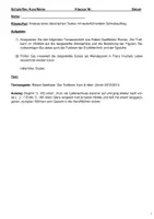 Vorschau - Klassenarbeiten - Materialpaket Klausuren "Der Trafikant" - Deckblatt