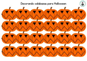 Vista previa - Hojas de trabajo - Cuaderno de trazos halloween - página 3