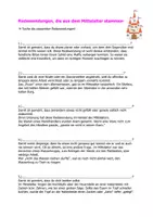 Vorschau - Arbeitsblätter - Redewendungen aus dem MITTELALTER - Deckblatt