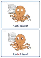 Vorschau - Poster - Klassendienste/Ämter mit dem Kraken/Oktopus Maskottchen - Seite 2