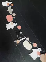 Vorschau - selbst erstellte Cliparts/Grafiken - Girlande - Spinnen und Fledermäuse - Deckblatt