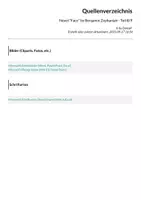Vorschau - Klassenarbeiten - Novel "Face" by Benjamin Zephaniah - Teil 8/9 - Seite 1