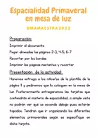 Vista previa - Tarjetas / Manipulativos - Espacialidad primaveral - página 1